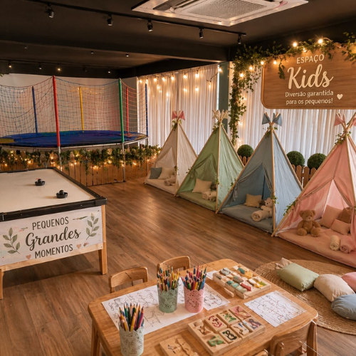 Espaço Kids em Casamentos e Cantinho do Soninho